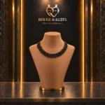 black crystal necklace