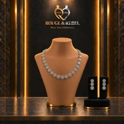 silver necklace