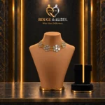 Gold and pearl choker